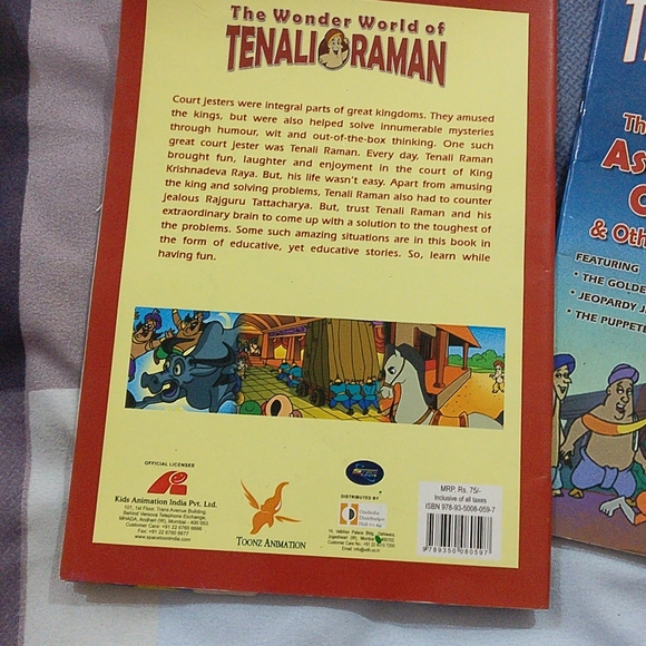 The Wonder World of Tenali Raman,vol.1 &2, Tinkle - Picture 8 of 12